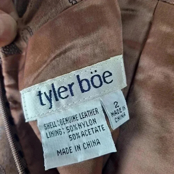 EUC Tyler Boe Leather Skirt Size 2 - Picture 7 of 8